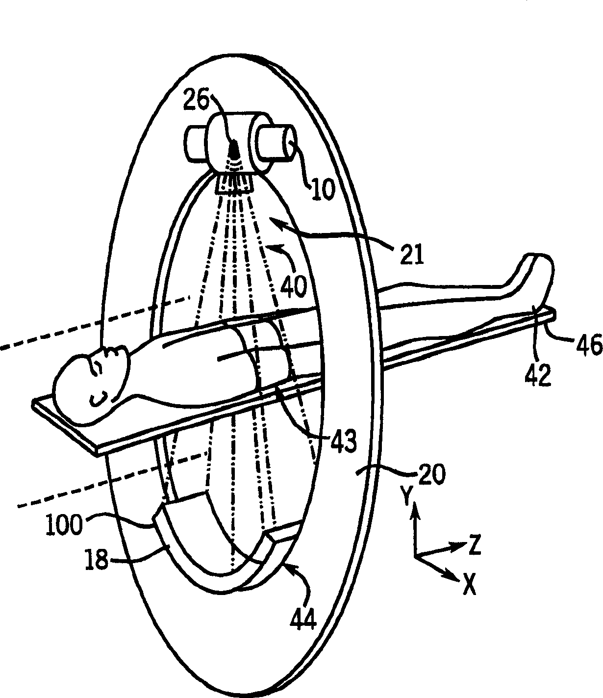 Thermoelectric controlled x-ray detector array