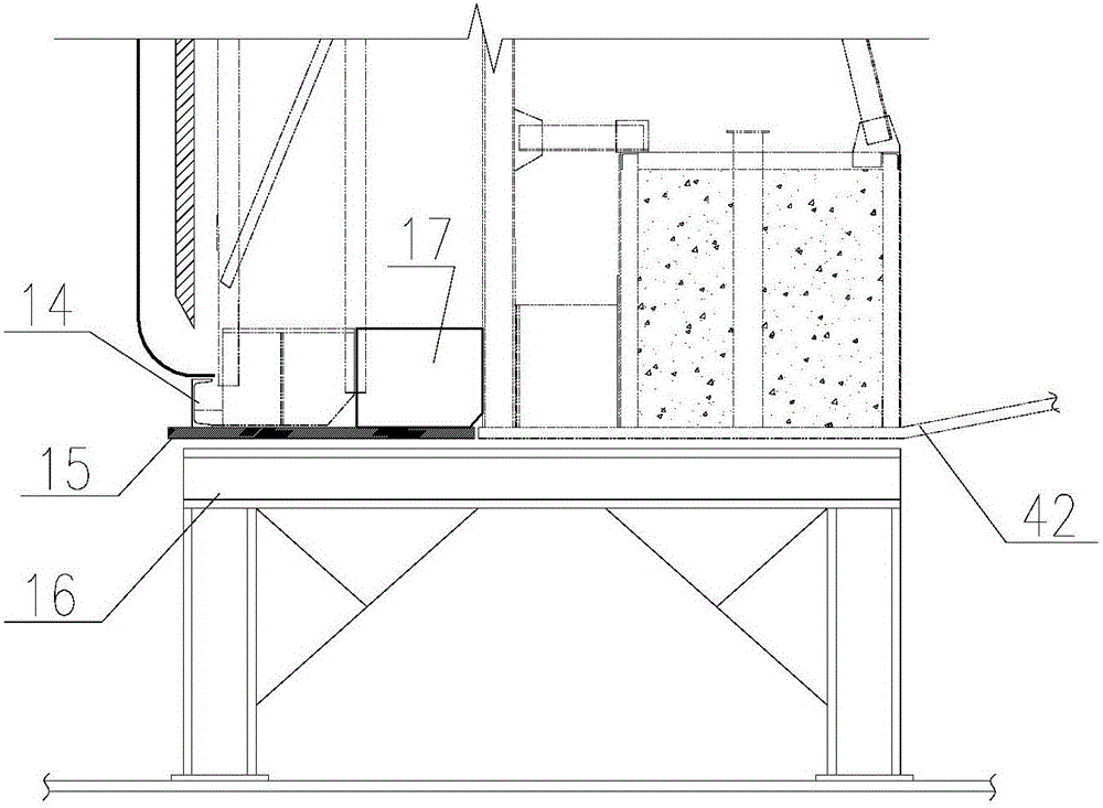 Transformation method of two-section rubber diaphragm sealed gas cabinet