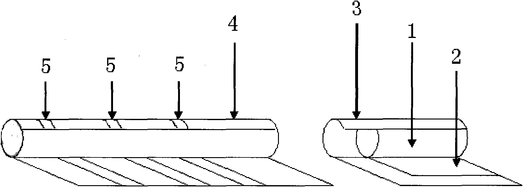 Cigarette paper with low ignition tendency and preparation method thereof