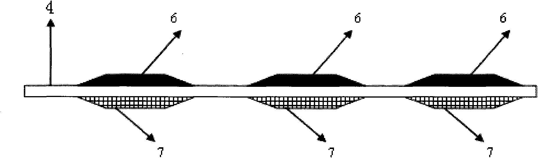 Cigarette paper with low ignition tendency and preparation method thereof