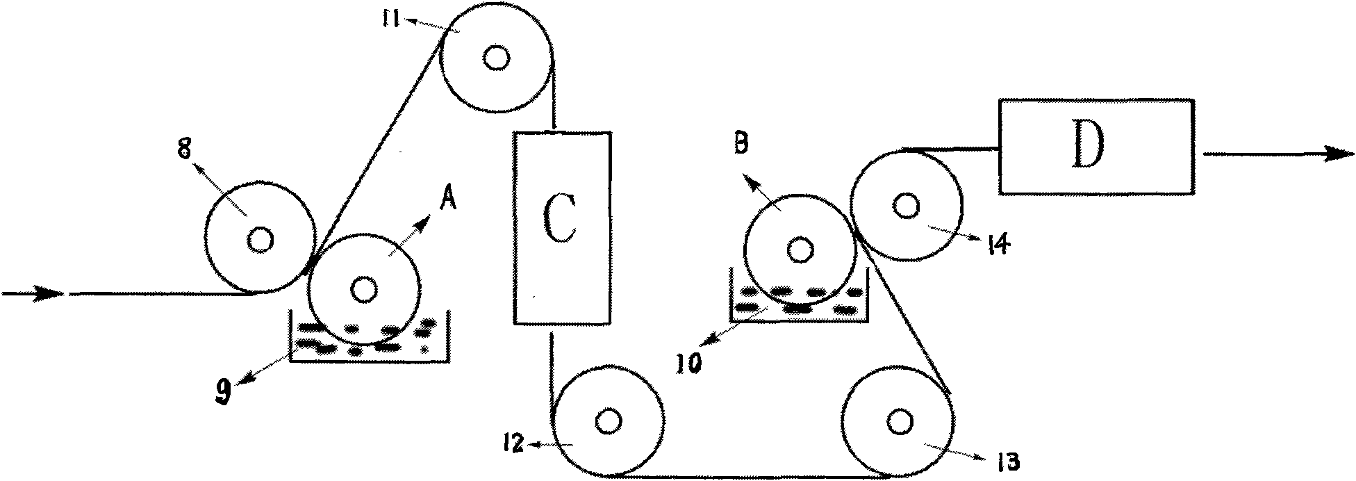 Cigarette paper with low ignition tendency and preparation method thereof