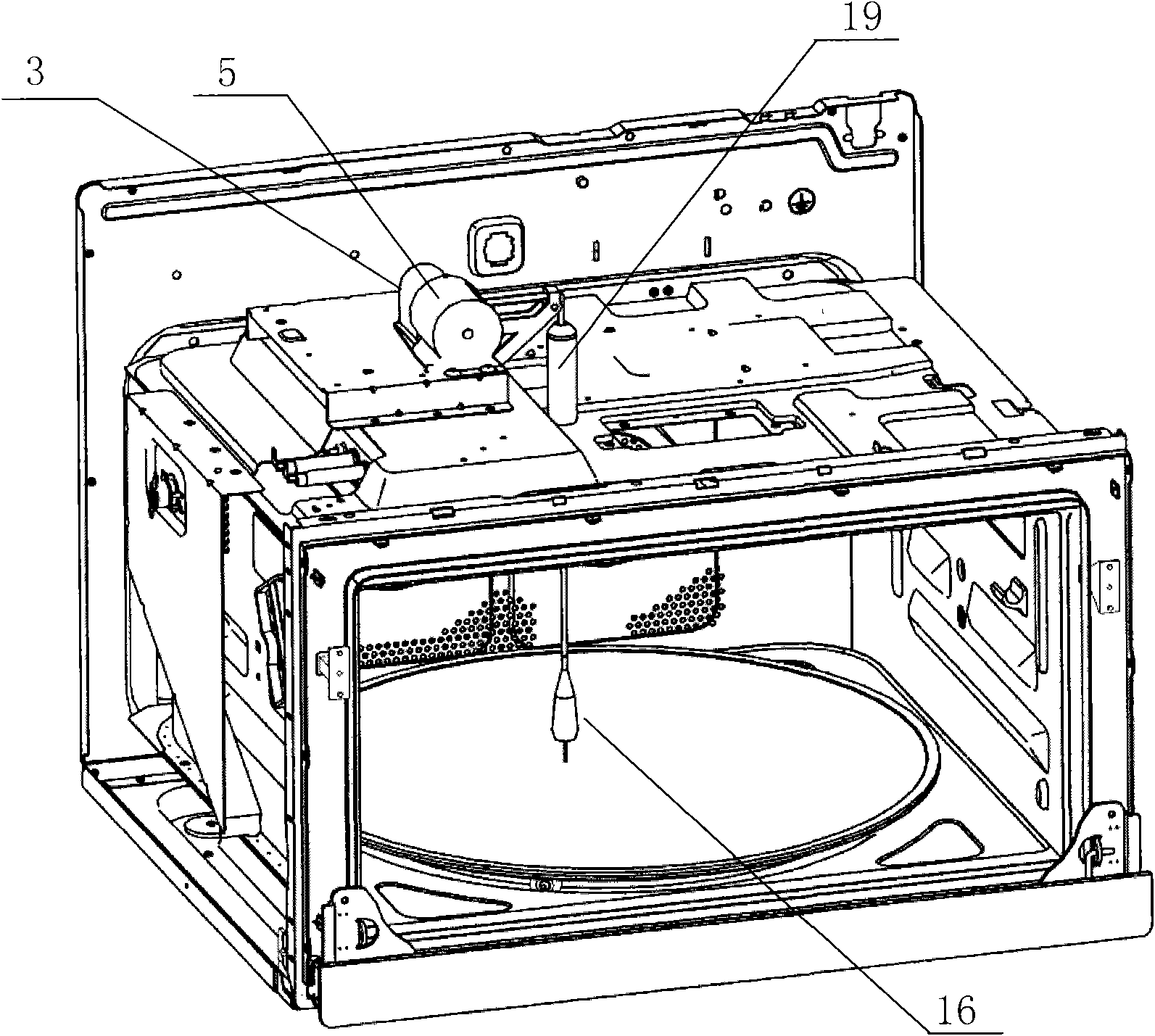 Mounting structure of telescopic contact pin temperature sensor