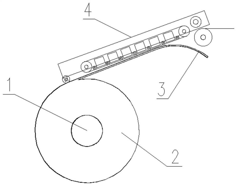 Strip steel straightening machine and flattening method