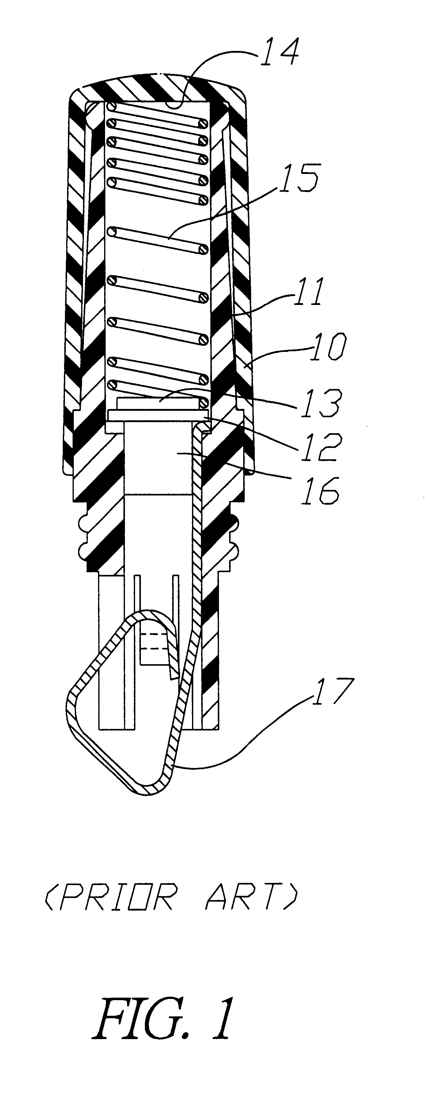 Simplified helical antenna structure for communication equipment