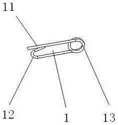 Novel pin shaft fixing bolt