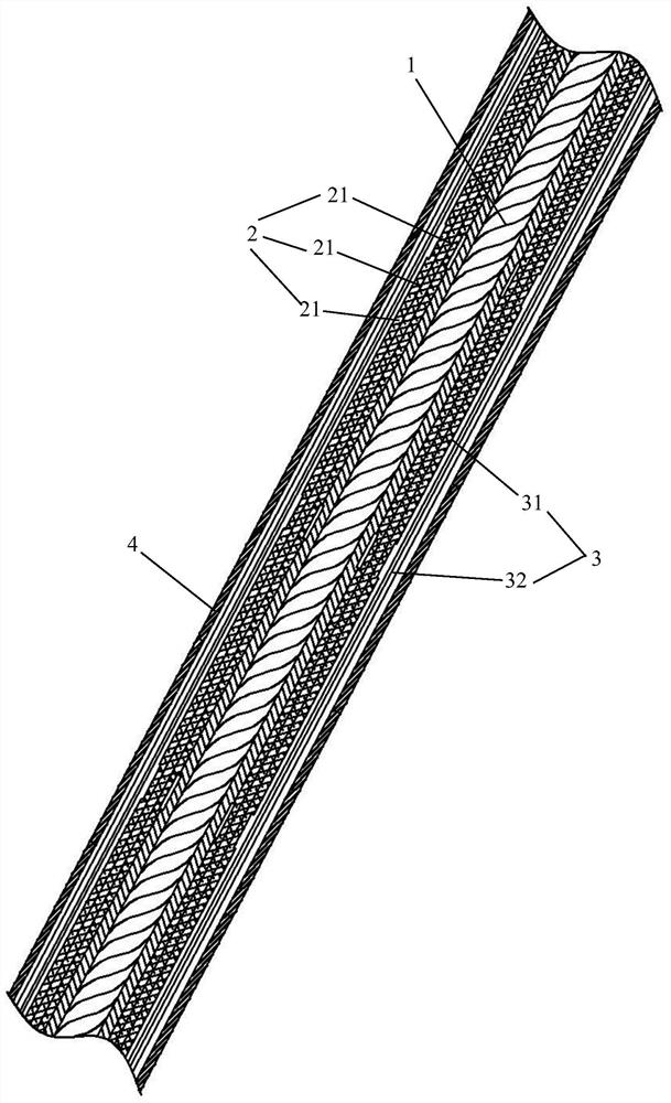 New material fireproof system for bridge steel cable