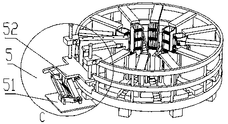 Special regularizing frame facilitating hoisting of climbing steel formwork