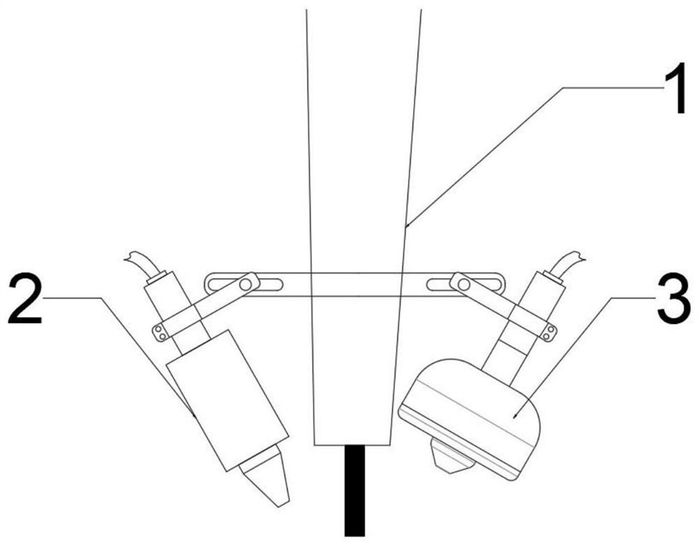 Additive manufacturing equipment for magnetic confinement processing of overhanging structural part and method