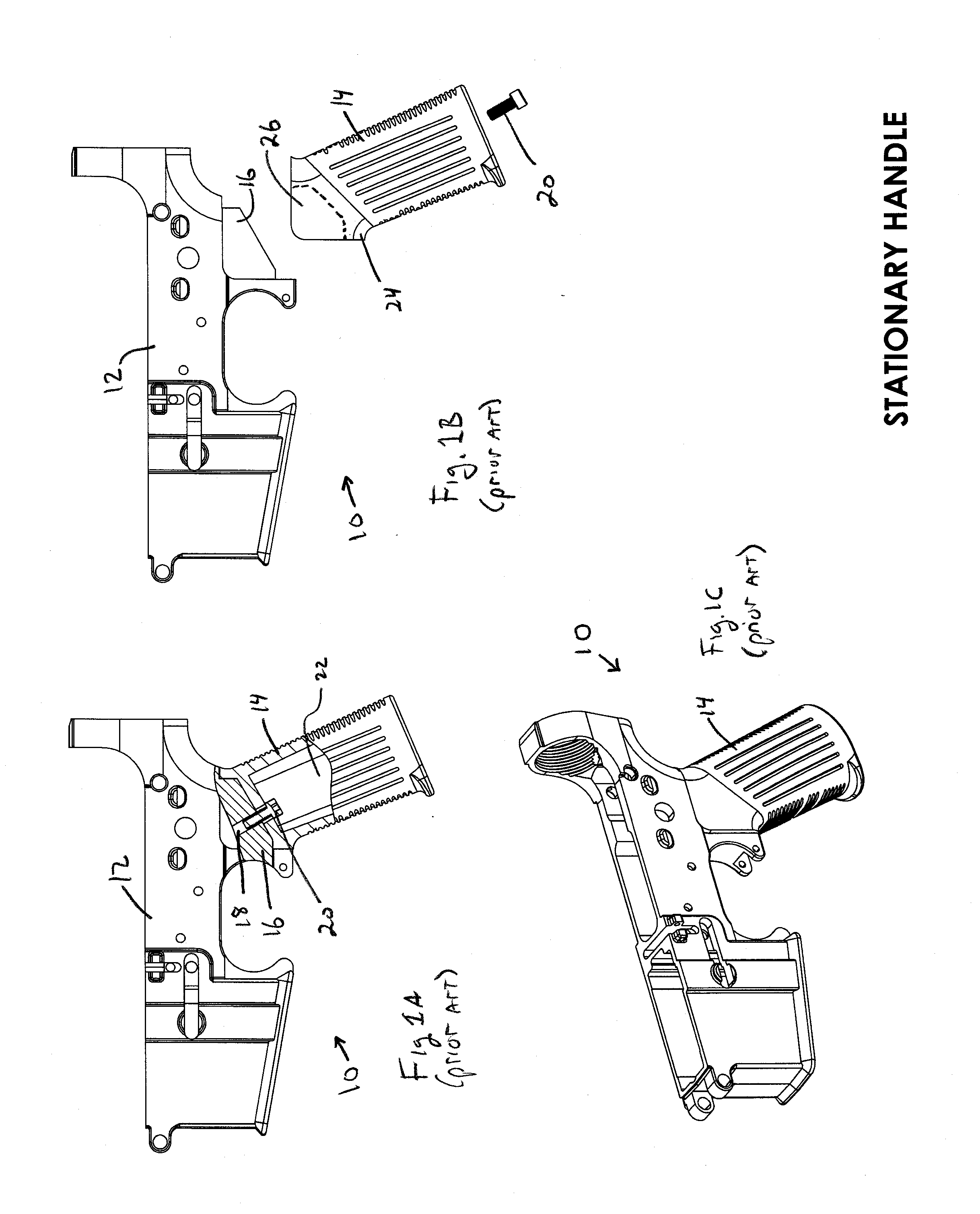 Adjustable Pistol Grip for Firearms