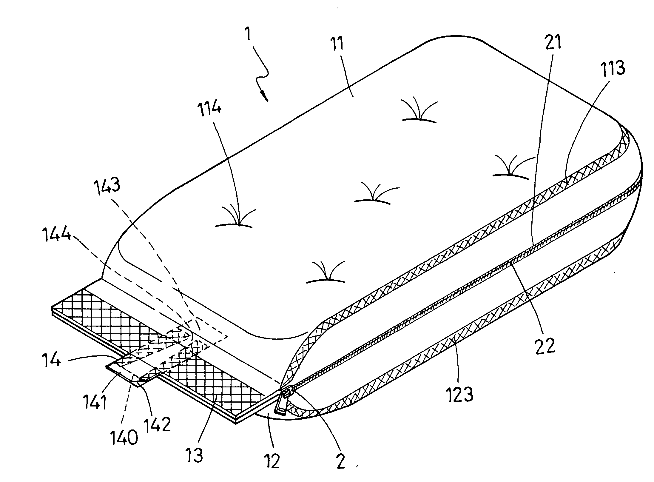 Shockproof packing bag