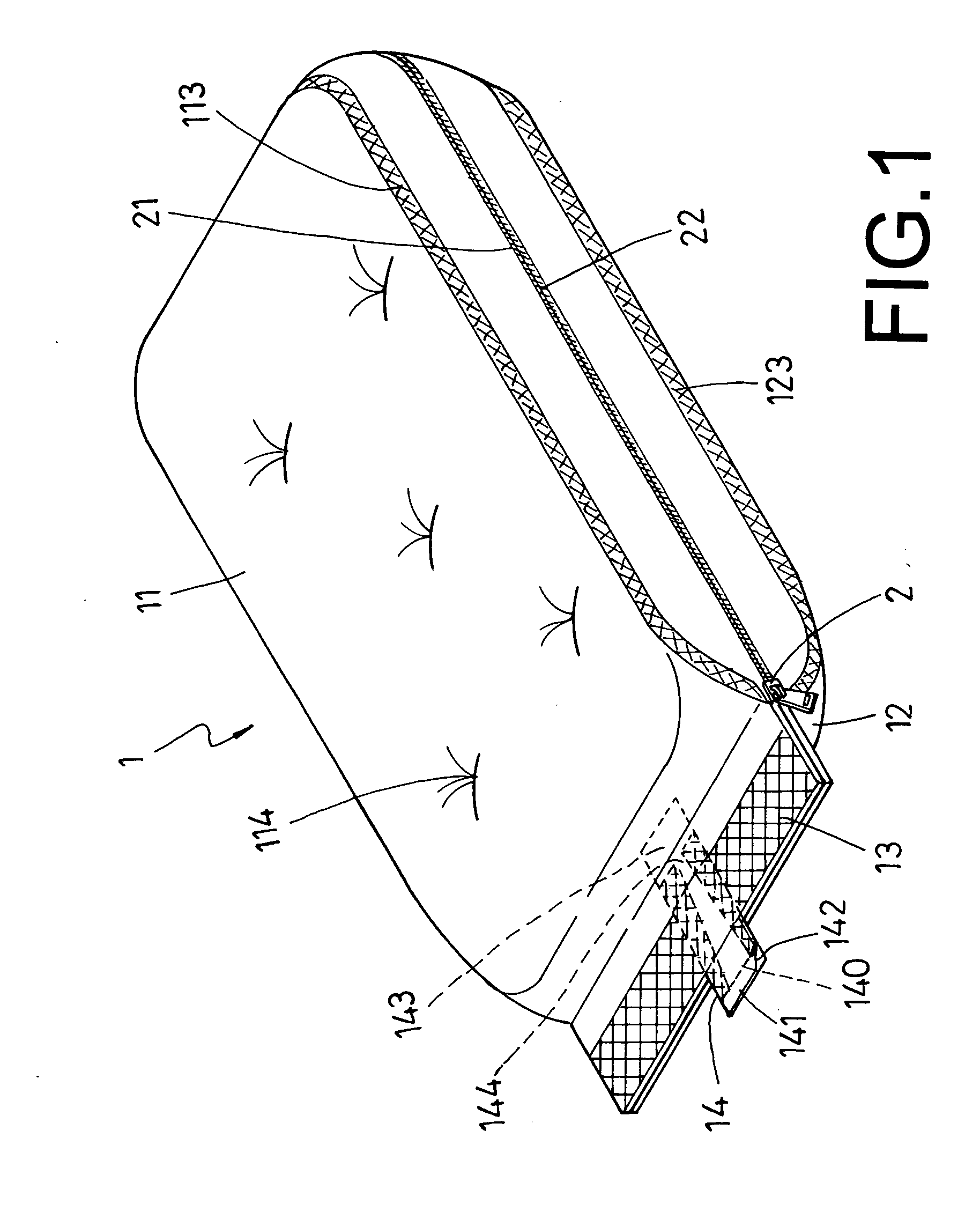 Shockproof packing bag