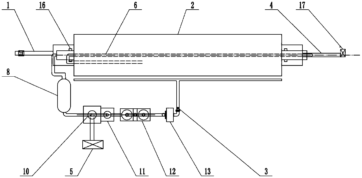 External heat rotary activated carbon high-efficiency and energy-saving production device