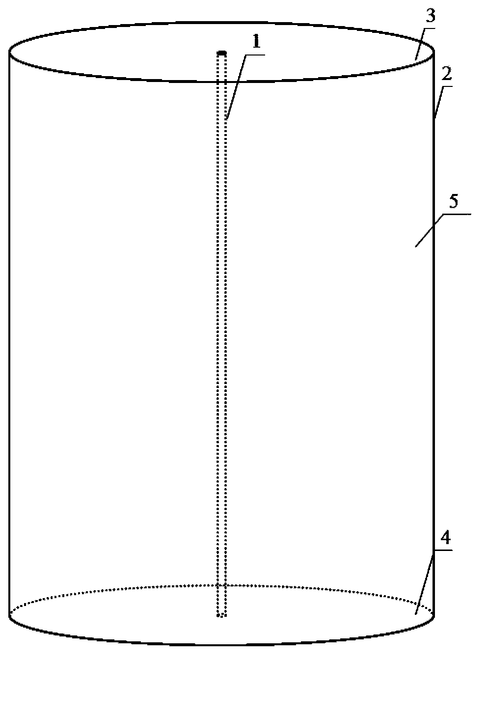 Detection performance testing device of array sensing well detection instrument