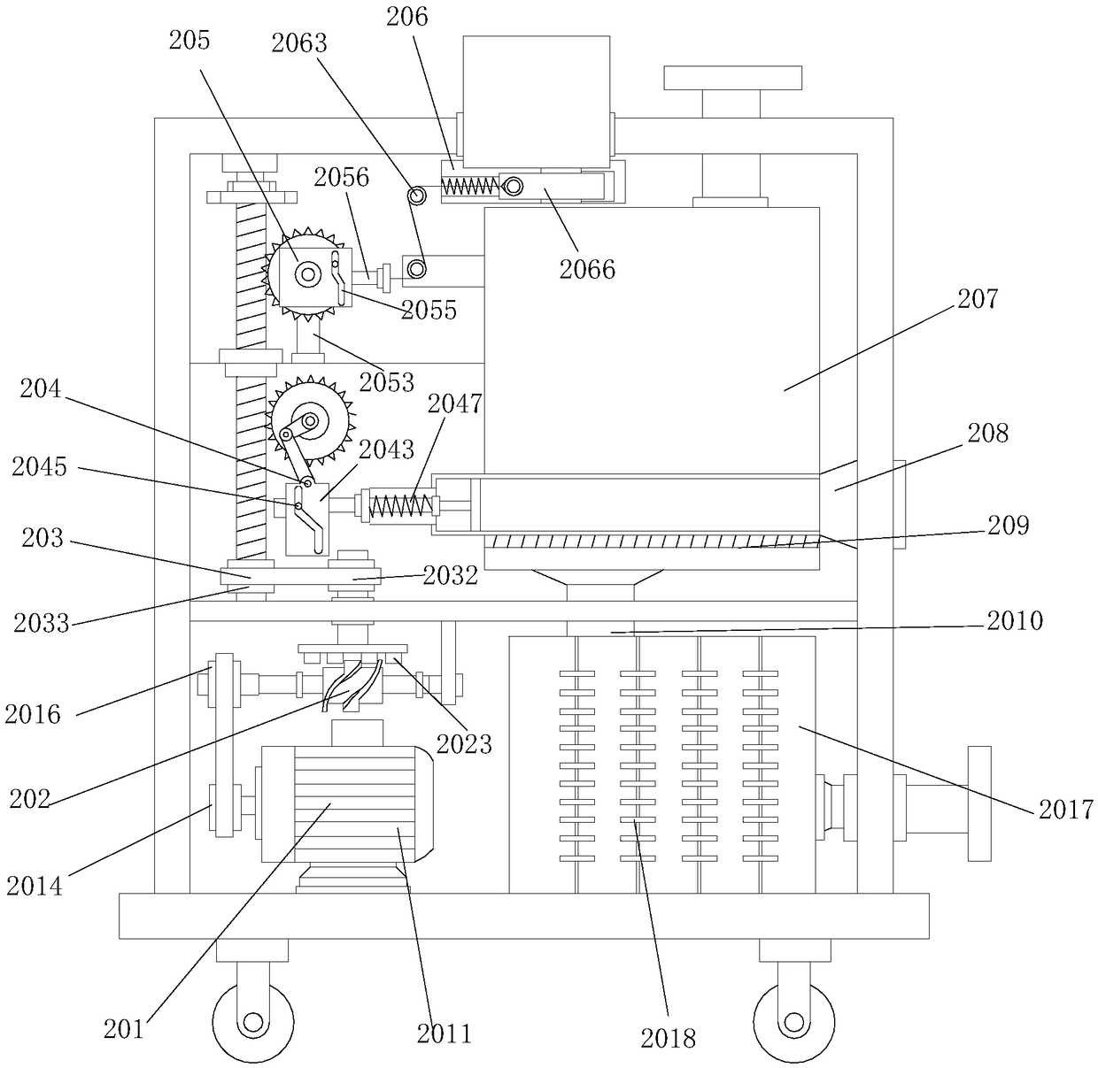 Tunnel construction wastewater cyclic utilization apparatus