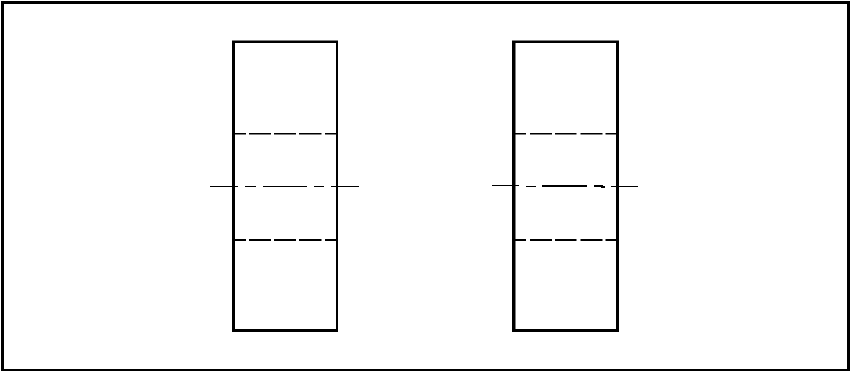 Stage capable of rising and falling at three levels