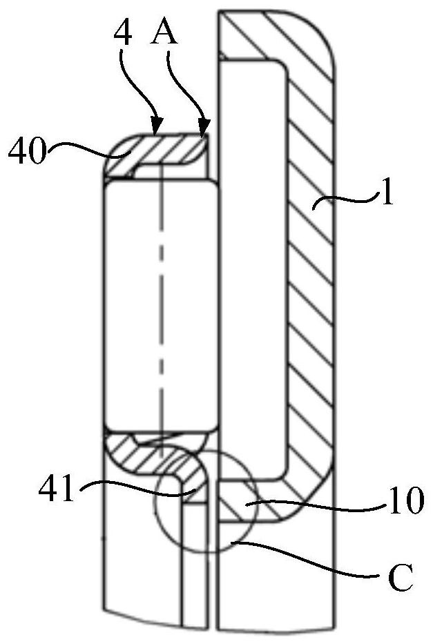 Thrust bearing and cage for thrust bearing