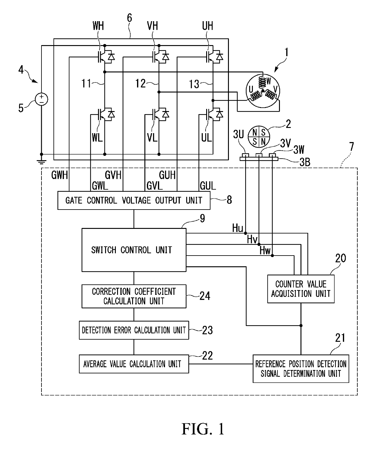 Motor control apparatus and motor control apparatus control method