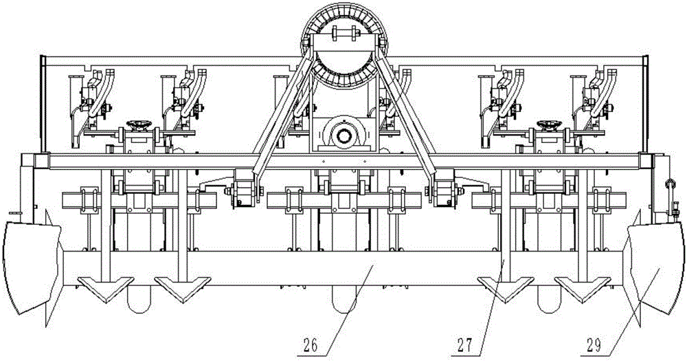 Furrowing profiling pneumatic type precision vegetable seeder