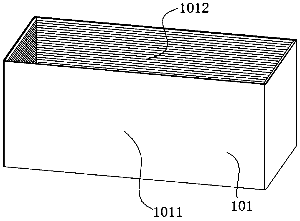 A test device and test method for remediating polluted soil based on magnetic-electric combination