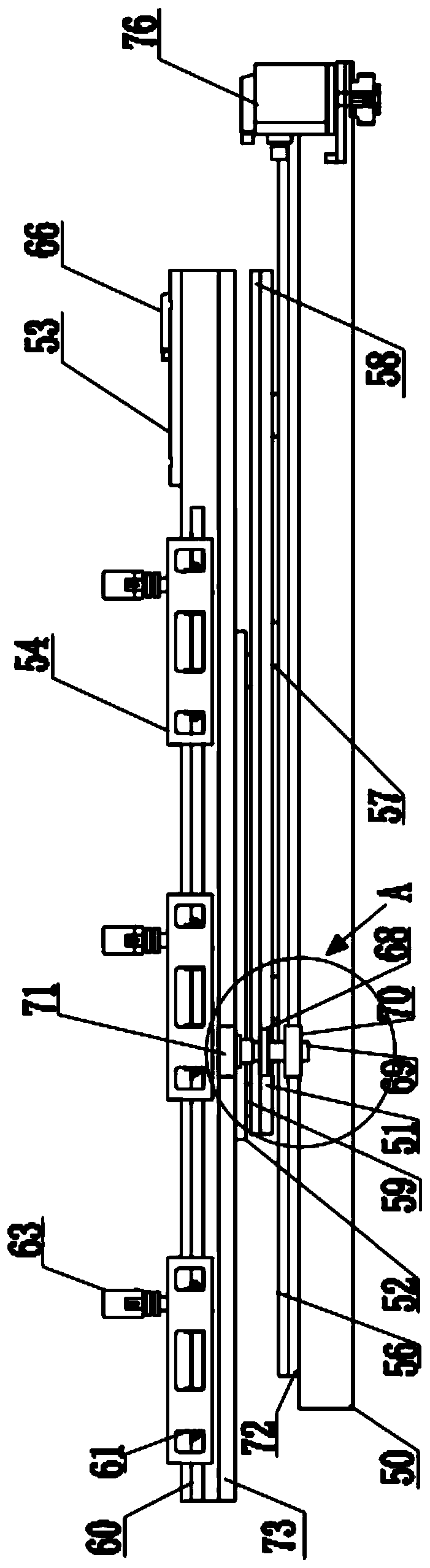 Full-automatic tarpaulin production line