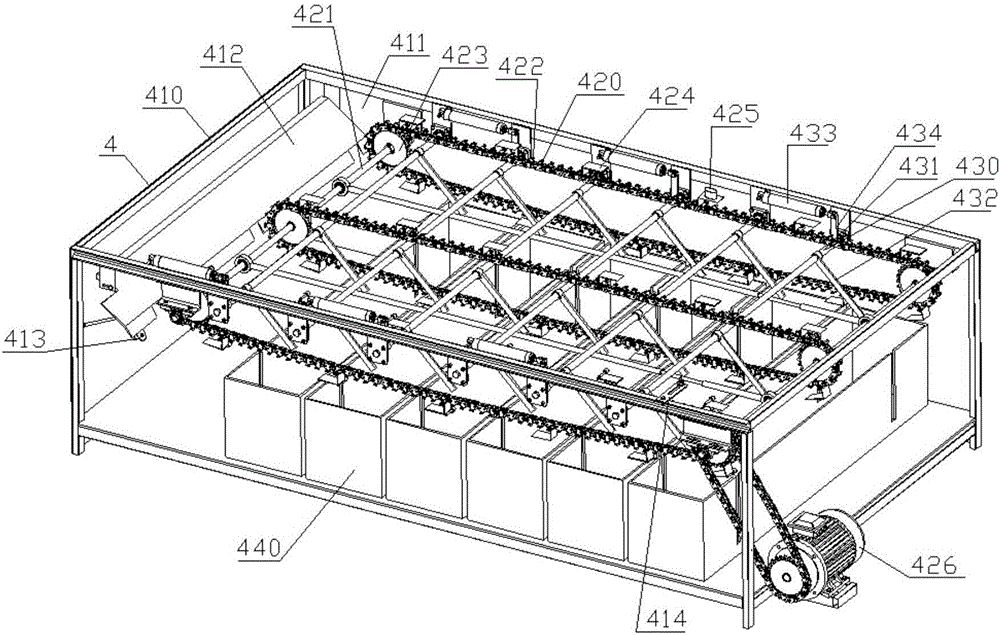 Bamboo splint and batten sorting machine