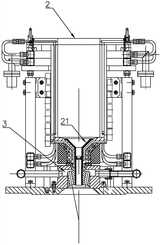 Air-jet air-cooled ultrafine titanium alloy atomization device and its air-jet air-cooled spray disc