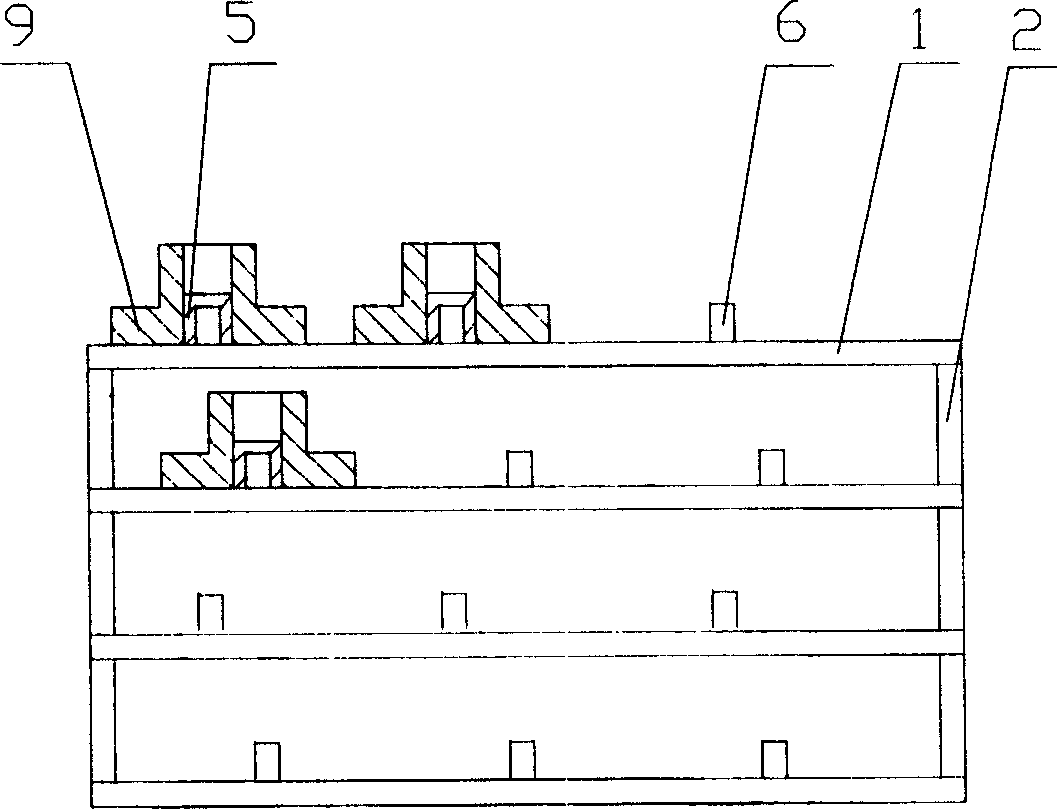 Quenching for material rack by high pressure gas