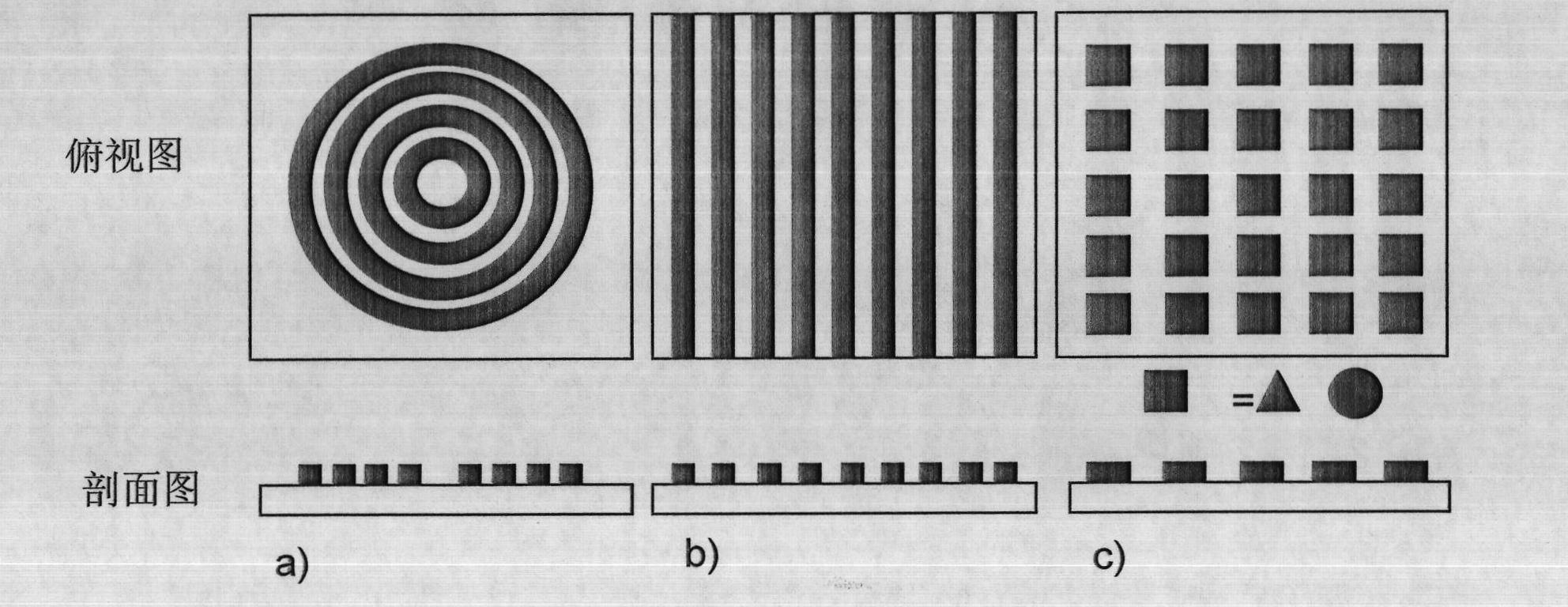 Method for detecting surface enhanced raman spectrum based on interference and diffraction stimulation