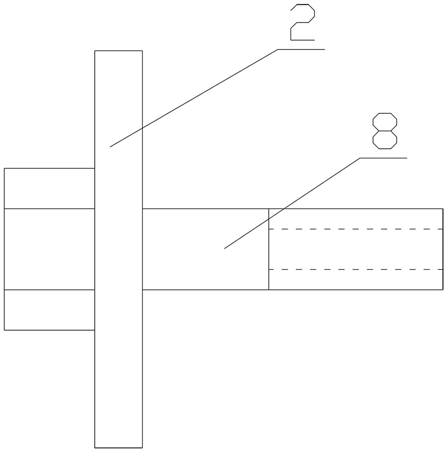 An integrated structure and construction method for existing building exterior wall insulation