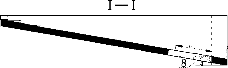 Goaf open-type packing method