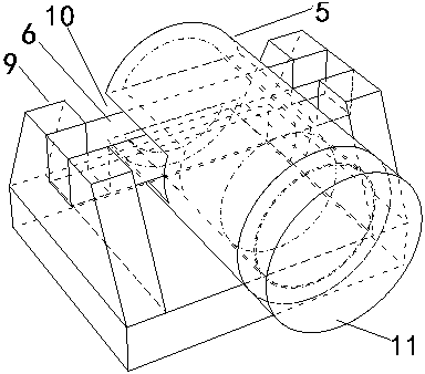 Device for researching mechanical property of anchor rod under action of impact force as well as use method of device