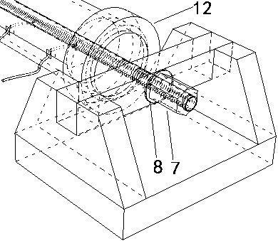 Device for researching mechanical property of anchor rod under action of impact force as well as use method of device