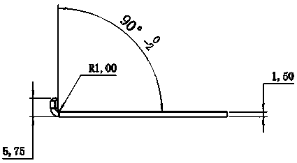 A kind of bending process method of turbine blade