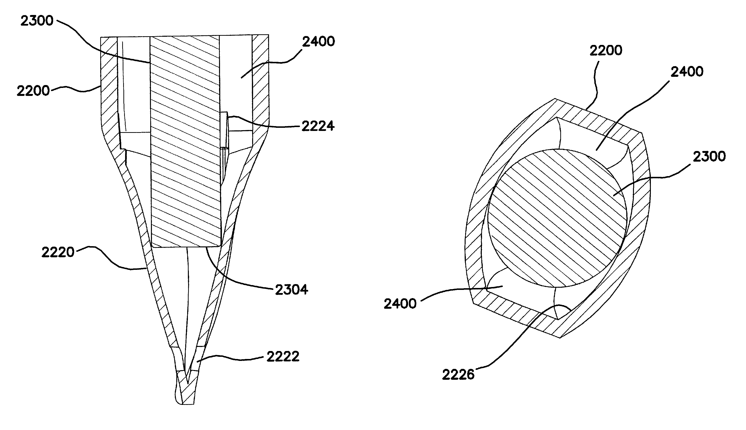 Trocar system with laparoscope gas channel