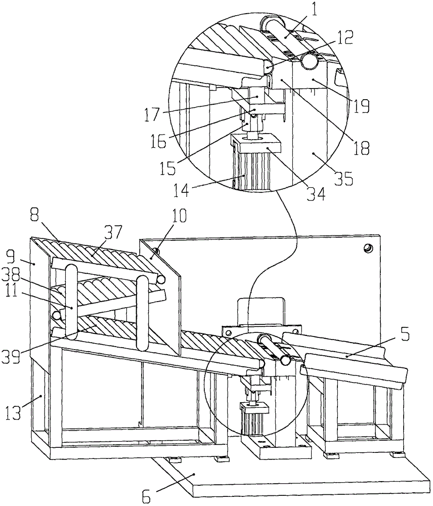 Automatic hole expanding equipment for taper holes in end parts of pipes