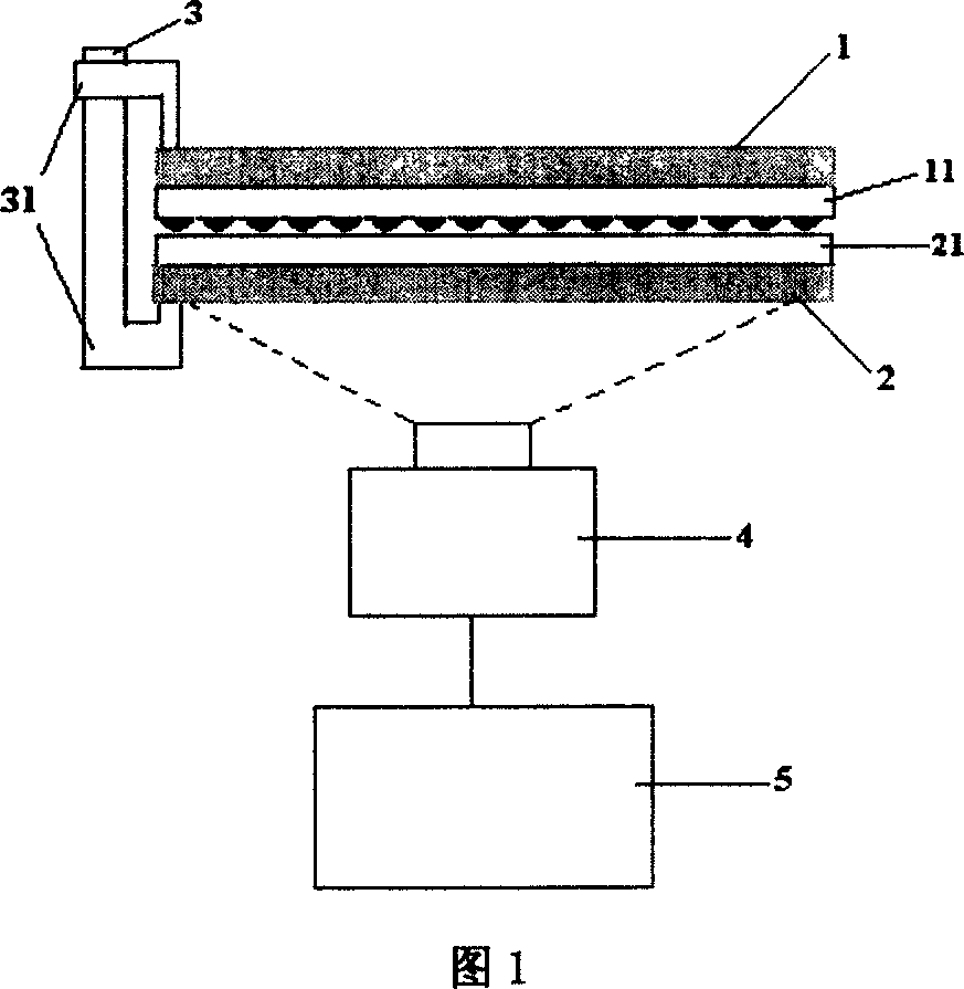 Molecular stamp sequencing device and sequencing method