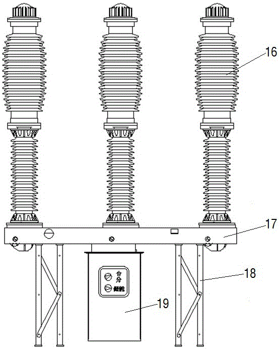 Circuit breaker as well as arc extinguishing chamber and nozzle thereof