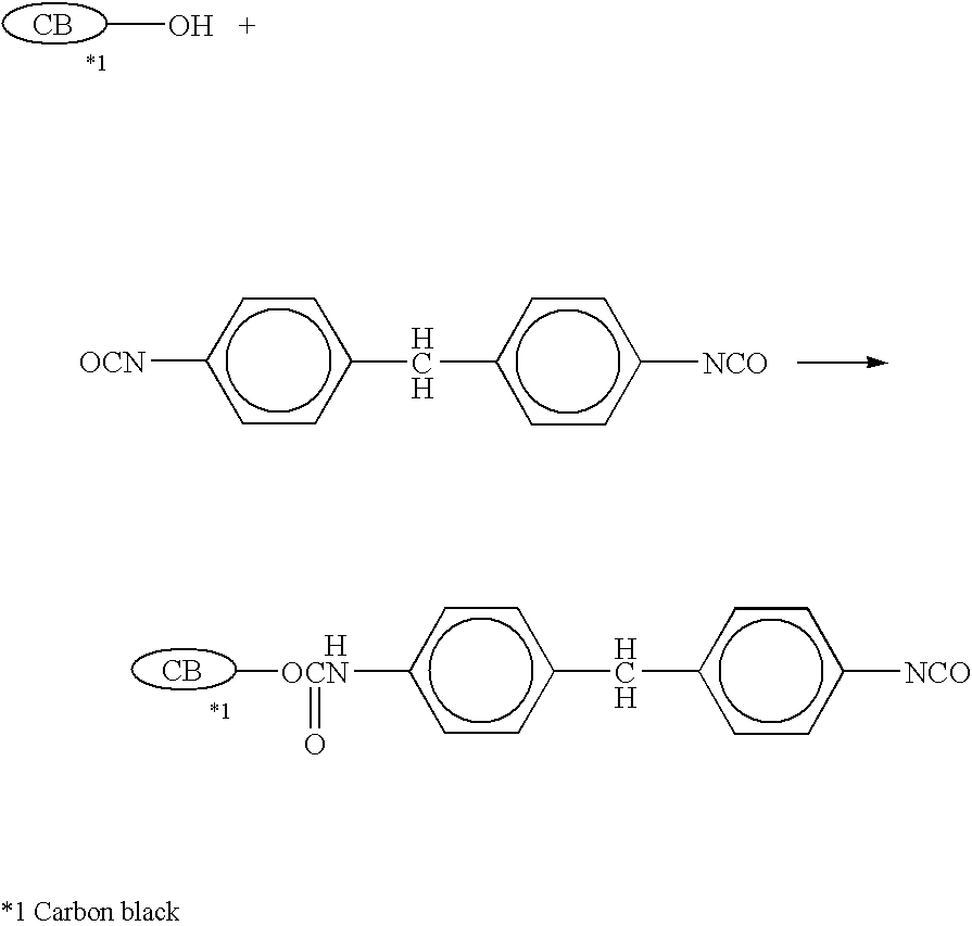 Surface-Modified Carbon Black and Dispersion Thereof