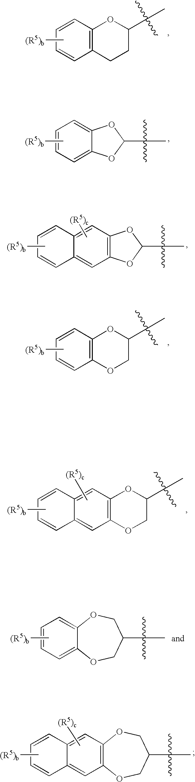 Use of benzo-fused heterocycle sulfamide derivatives for lowering lipids and lowering blood glucose levels