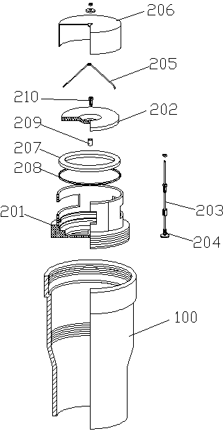 Lubrication slurry grouting jet nozzle used for culvert jacking