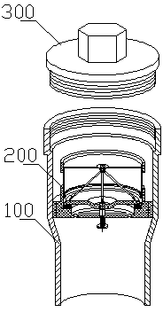 Lubrication slurry grouting jet nozzle used for culvert jacking