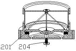 Lubrication slurry grouting jet nozzle used for culvert jacking