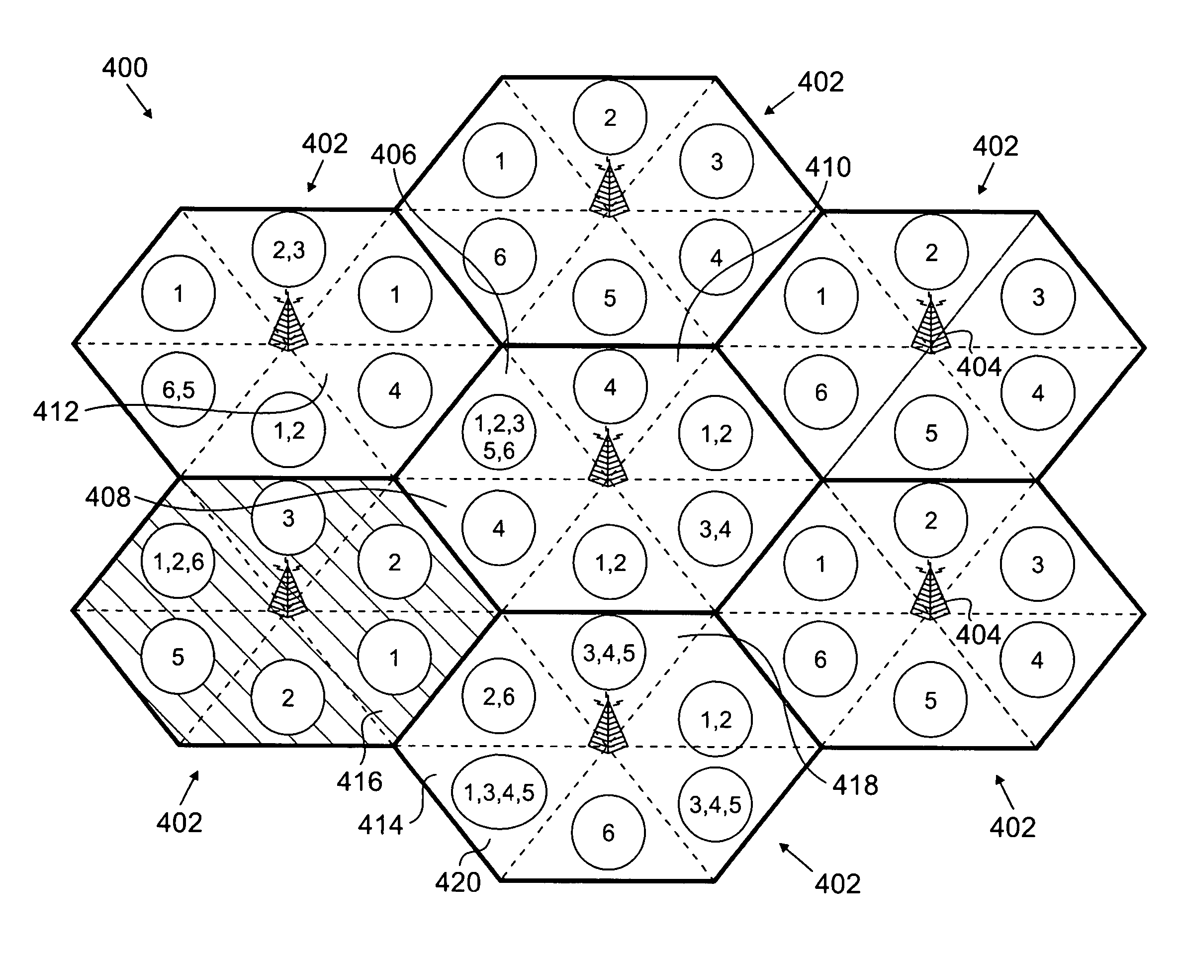 Versatile system for adaptive subchannel allocation in wireless communications