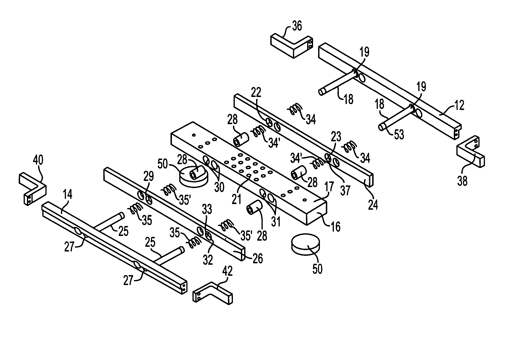 Method of using a self-adjusting printed circuit board support