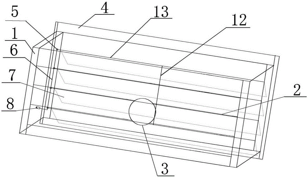 Double-layer ventilation grating for automobile