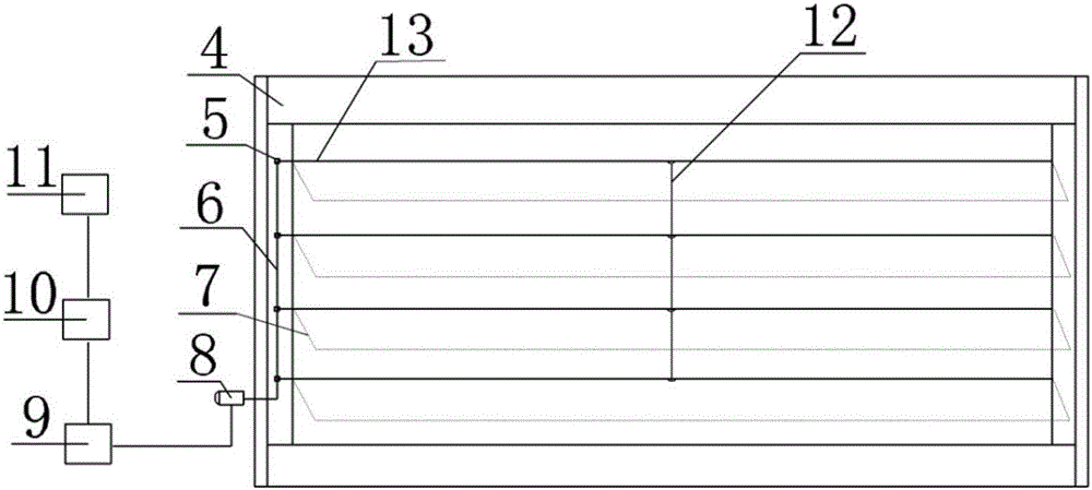 Double-layer ventilation grating for automobile