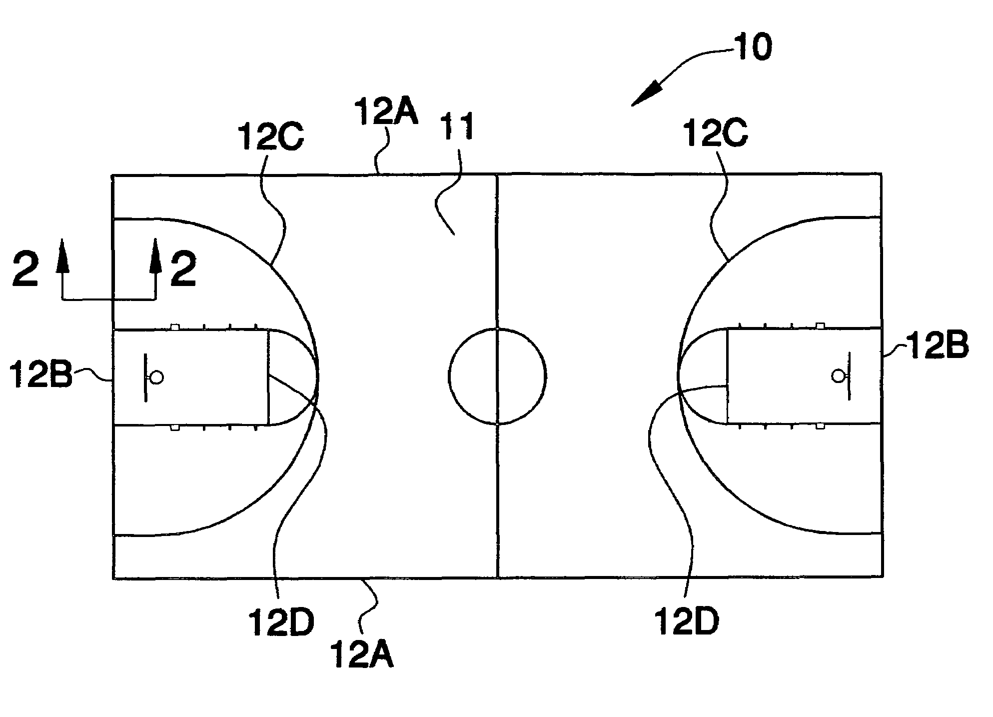 Automated detection system for sports fields and the like