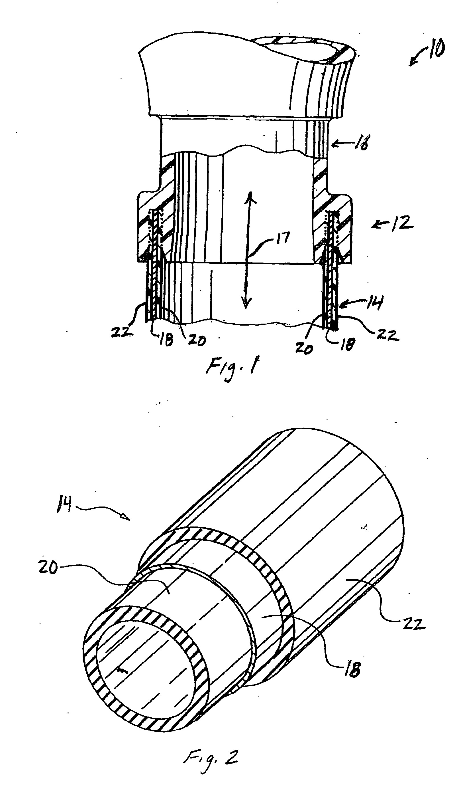 Gas impermeable tube joint and method of forming same