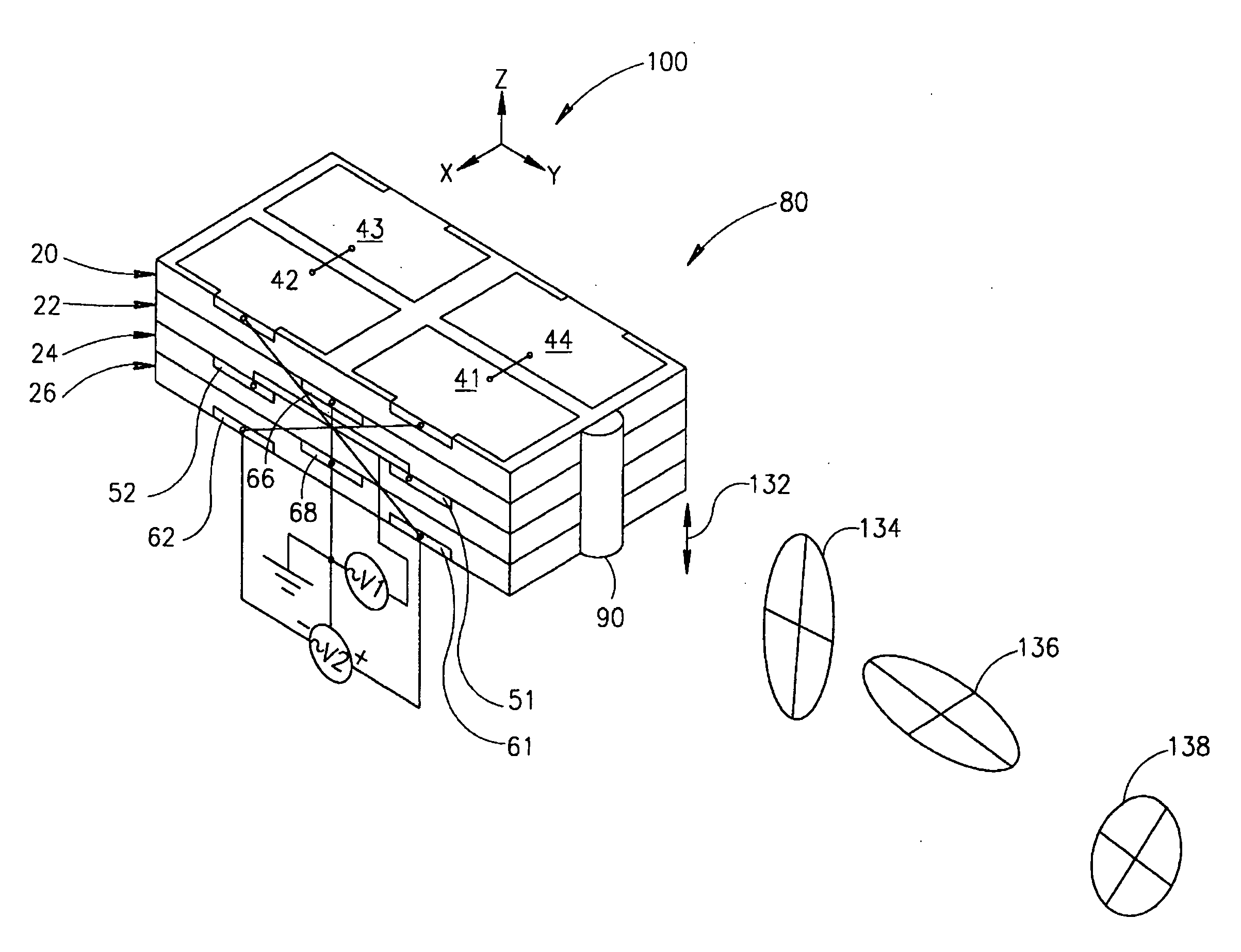 Multilayer piezoelectric motor