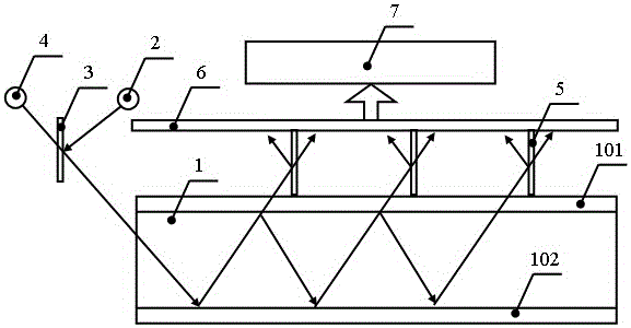 High spatial resolution magnetic field detection device and method